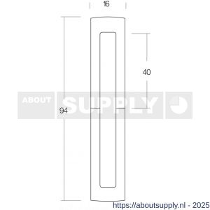 Intersteel Living 4540 sierhuls stomp 40x40 mm mat zwart - S26000016 - afbeelding 2