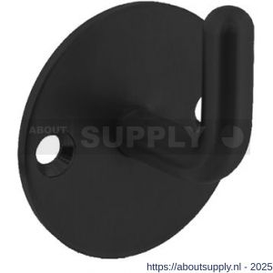 Intersteel Living 6950 jashaak op ronde achterplaat diameter 45 mm zwart - S26009212 - afbeelding 1