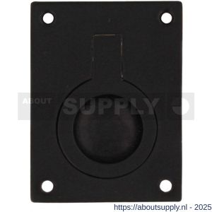 Intersteel Living 7526 luikring recht 65x49 mm zwart - S26009968 - afbeelding 1