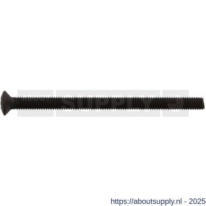 Intersteel 9901 bout M6x90 mm voor SKG3 aluminium beslag voor deurdikte 75 mm zwart - S26009226 - afbeelding 1