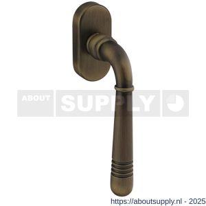 Intersteel 6170 raamkruk Helena op ovaal rozet gebruineerd - S26008364 - afbeelding 1