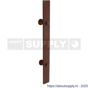Intersteel 4501 deurgreep plat 400x40 mm voor schuifdeur antiek finish - S26007749 - afbeelding 1