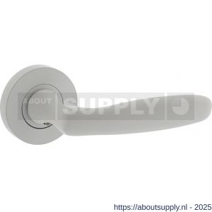 Intersteel Living 1692 deurkruk Bjorn op rozet verdekt diameter 52x10 mm met nokken wit - S26009228 - afbeelding 1