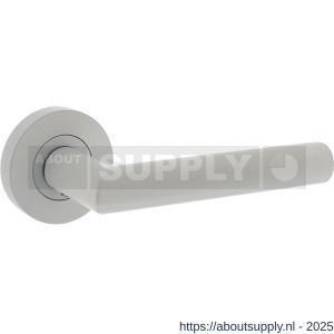 Intersteel Living 1693 deurkruk Bastian op rozet verdekt diameter 52x10 mm met nokken wit - S26009231 - afbeelding 1