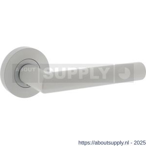 Intersteel 1693 deurkruk gatdeel rechts Bastian op rozet verdekt diameter 52x10 mm met nokken wit - S26009232 - afbeelding 1