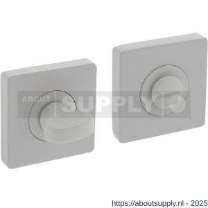 Intersteel Living 3185 WC-sluiting verdekt 55x55x10 mm met nokken en stift 8x8 mm wit - S26009242 - afbeelding 1