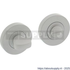 Intersteel Living 3476 WC-sluiting verdekt diameter 52x10 mm met nokken en stift 8x8 mm wit - S26009245 - afbeelding 1