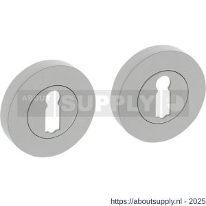 Intersteel Living 3476 sleutelrozetten verdekt diameter 52x10 mm met nokken wit - S26011011 - afbeelding 1