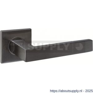 Intersteel 1035 deurkruk gatdeel rechts Q 05 op rozet verdekt 53x53x6 mm PVD antraciet - S26011238 - afbeelding 1