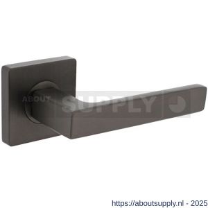 Intersteel 1713 deurkruk gatdeel rechts Hera op rozet verdekt 55x55x10 mm met nokken antraciet grijs - S26010385 - afbeelding 1