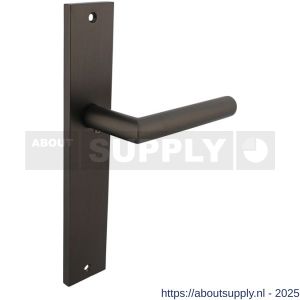 Intersteel 1743 deurkruk gatdeel rechts Bastian op schild rechthoekig 245x45 mm blind antraciet grijs - S26010412 - afbeelding 1