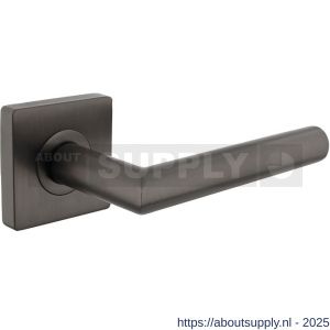 Intersteel Living 1747 deurkruk Bastian op rozet verdekt 55x55x10 mm met nokken antraciet grijs - S26011023 - afbeelding 1
