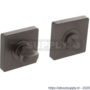 Intersteel Living 3185 WC-sluiting verdekt 55x55x10 mm met nokken en stift 8x8 mm antraciet grijs - S26010010 - afbeelding 1