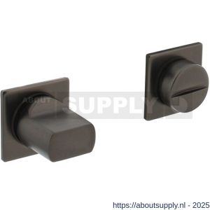 Intersteel Living 3439 WC-sluiting zelfklevend 30x30x3 mm met stift 8x8 mm antraciet grijs - S26010440 - afbeelding 1
