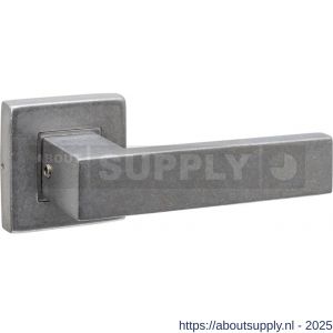Intersteel 0612 deurkruk gatdeel Amsterdam op rozet verdekt 53x53X10 mm RVS getrommeld - S26011259 - afbeelding 1