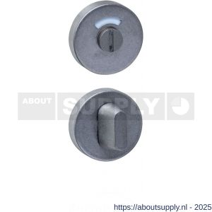 Intersteel 3410 WC-sluiting verdekt diameter 53x10 mm met stift 8x8 mm RVS getrommeld - S26010862 - afbeelding 1