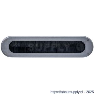 Intersteel 4015 tochtwering ovaal 340x80 mm RVS getrommeld - S26010841 - afbeelding 1