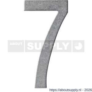 Intersteel 4020 huisnummer 7 150 mm RVS getrommeld - S26010833 - afbeelding 1