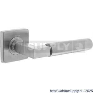 Intersteel Essentials 0378 deurkruk Baustil op rozet verdekt 53x53x8 mm met nokken RVS - S26005249 - afbeelding 1