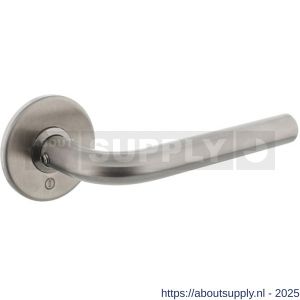 Intersteel Living 0566 deurkruk Recht diameter 16 mm op rozet verdekt diameter 53x5 mm RVS - S26000457 - afbeelding 1