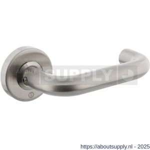 Intersteel 0573 deurkruk gatdeel Bern op rozet verdekt diameter 53x10 mm RVS - S26000743 - afbeelding 1