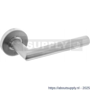 Intersteel 0583 deurkruk Jura op rozet verdekt diameter 53x10 mm RVS - S26000472 - afbeelding 1