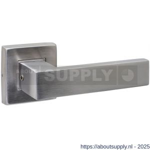 Intersteel 0612 deurkruk gatdeel Amsterdam op rozet verdekt 53x53X10 mm RVS - S26011258 - afbeelding 1