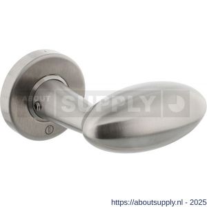 Intersteel Living 0613 deurkruk Golfclub op rozet verdekt diameter 53x10 mm RVS - S26000491 - afbeelding 1