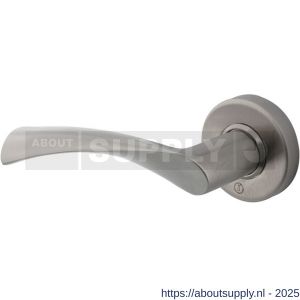 Intersteel 0619 deurkruk gatdeel links Vlinder op rozet verdekt diameter 53x10 mm RVS - S26000500 - afbeelding 1