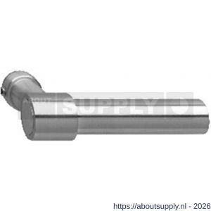 Intersteel 0670 deurkruk gatdeel L-model recht RVS - S26005311 - afbeelding 1