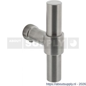 Intersteel 0671 deurkruk gatdeel T-model recht RVS - S26005313 - afbeelding 1