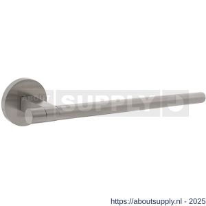 Intersteel 0719 deurkruk gatdeel rechts Shiraat by Grand en Johnson op rozet verdekt diameter 55x8 mm RVS - S26011291 - afbeelding 1