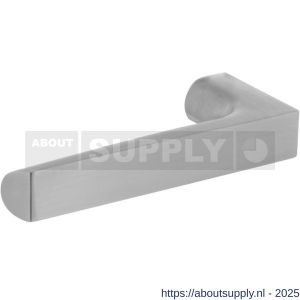 Intersteel 0722 deurkruk gatdeel links Moors nummer 1 met rozet verdekt 50x50x5 mm met nokken RVS - S26005393 - afbeelding 1