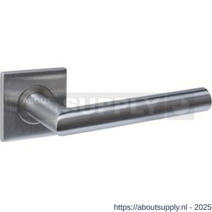 Intersteel 1034 deurkruk gatdeel rechts Q 04 op rozet verdekt 53x53x6 mm RVS - S26011220 - afbeelding 1