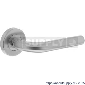 Intersteel 1231 deurkruk Recht Basic op rozet verdekt diameter 53x9 mm RVS - S26000591 - afbeelding 1