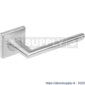 Intersteel Essentials 1243 deurkruk Ovaal-90 graden op rozet verdekt 53x53x8 mm met nokken RVS - S26000608 - afbeelding 1