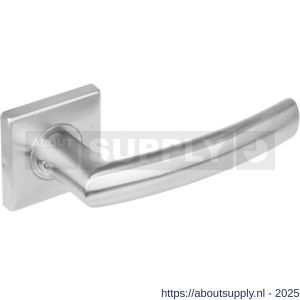 Intersteel Essentials 1248 deurkruk Blok op rozet verdekt 53x53x8 mm met nokken RVS - S26007345 - afbeelding 1