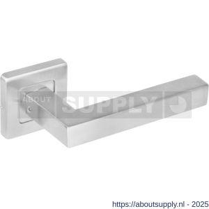 Intersteel Essentials 1249 deurkruk Vierkant op rozet verdekt 53x53x8 mm met nokken RVS - S26000616 - afbeelding 1