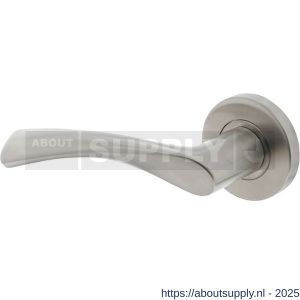 Intersteel 1279 deurkruk gatdeel links Vlinder op rozet verdekt diameter 53x8 mm met nokken EN 1906/4 RVS - S26001617 - afbeelding 1