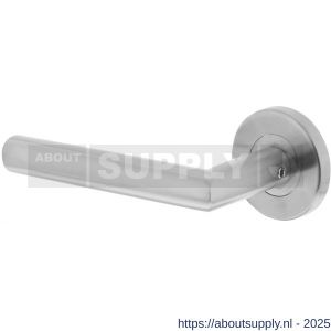 Intersteel 1317 deurkruk gatdeel links Jura op rozet verdekt diameter 55x8 mm met nokken EN 1906/4 RVS - S26000790 - afbeelding 1