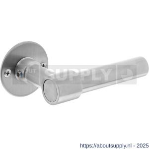 Intersteel Living 1670 deurkruk L/L recht met rozet diameter 50x2 mm RVS - S26007347 - afbeelding 1