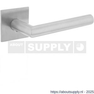 Intersteel Essentials 1850 deurkruk Jura op rozet verdekt met magneet 55x55x3 mm met nokken RVS - S26007497 - afbeelding 1