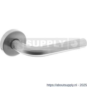 Intersteel Living 1952 deurkruk Recht met rozet verdekt ATP diameter 51x10 mm met nokken RVS - S26007066 - afbeelding 1