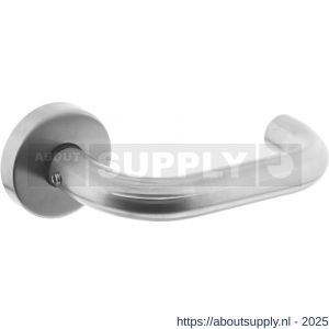 Intersteel Living 1956 deurkruk Rond met rozet verdekt ATP diameter 51x10 mm met nokken RVS - S26007069 - afbeelding 1