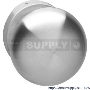 Intersteel 2165 knop Paddenstoel vast op rozet 10 mm met nokken RVS - S26001004 - afbeelding 1