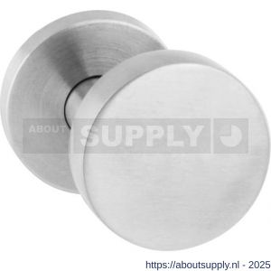 Intersteel Living 2186 knop 218630 rond verkropt vast op diameter 55 mm rozet staal 7 mm nok met stift M10/89 RVS (EN1916/4) - S26005845 - afbeelding 1