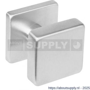 Intersteel Essentials 2246 knoprozet vierkant met stift M10-8x85 mm centraal vast op rozet met nokken 53x53x8 mm RVS - S26001967 - afbeelding 1