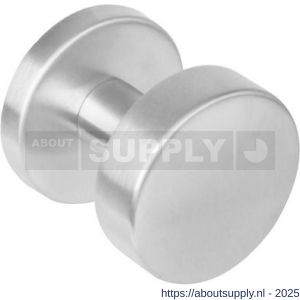 Intersteel Essentials 2246 knoprozet plat met stift M10-8x85 mm centraal vast op rozet met nokken diameter 53x8 mm RVS - S26005846 - afbeelding 1