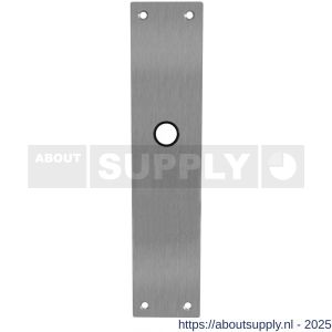 Intersteel 2688 schild renovatie rechthoekig 250x55x2 mm blind RVS - S26005852 - afbeelding 1