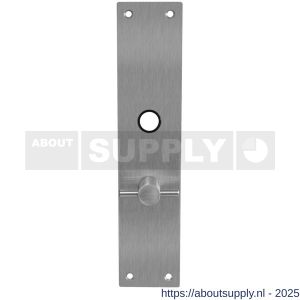 Intersteel 2688 schild renovatie rechthoekig 250x55x2 mm WC57/5 mm RVS - S26005857 - afbeelding 1